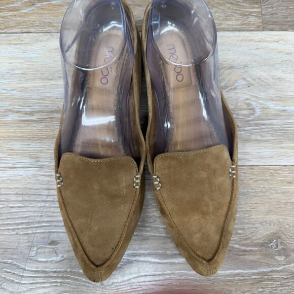 Me Too Cori Tan Suede Pointed Toe Loafers Women's Size 7 - Picture 2 of 7